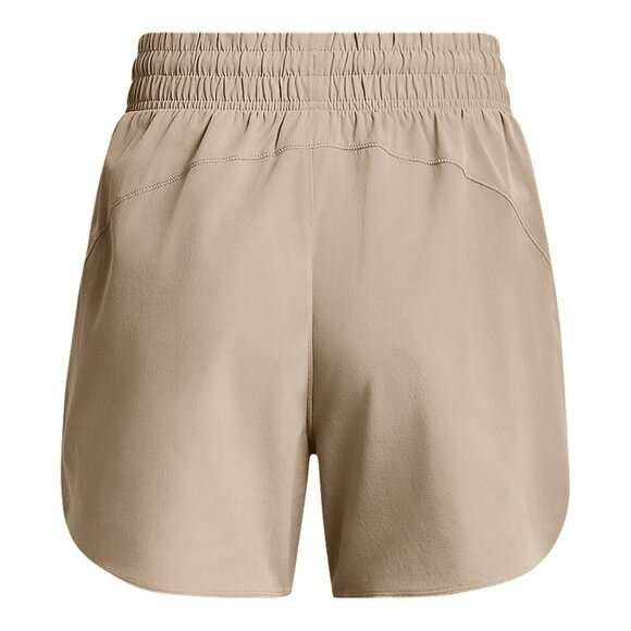 Under Armour Women Flex Woven 5  Shorts, Size Medium, tan - Picture 2 of 3